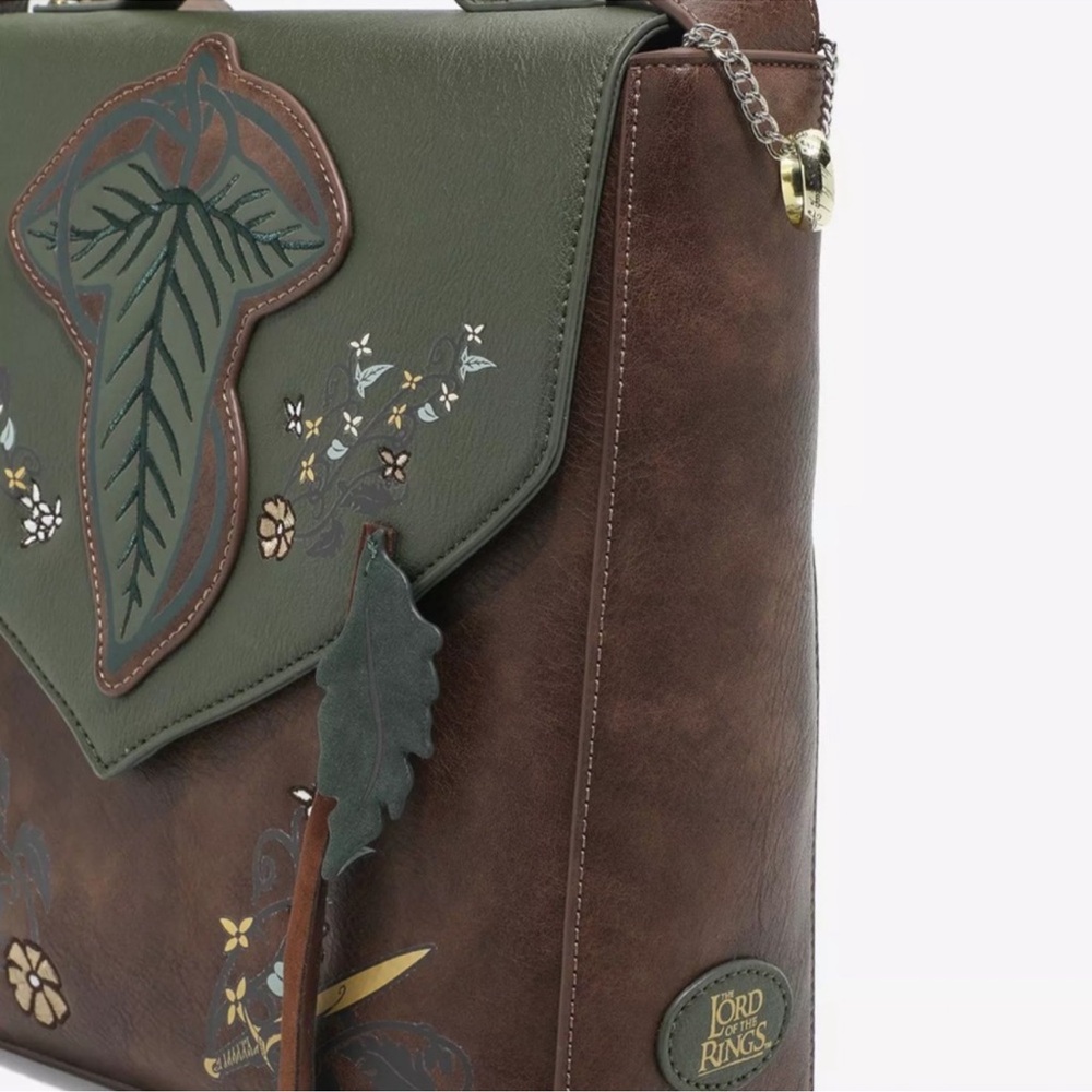 Her Universe The Lord Of The Rings Lorien Leaf Messenger Bag - Picture 5 of 7